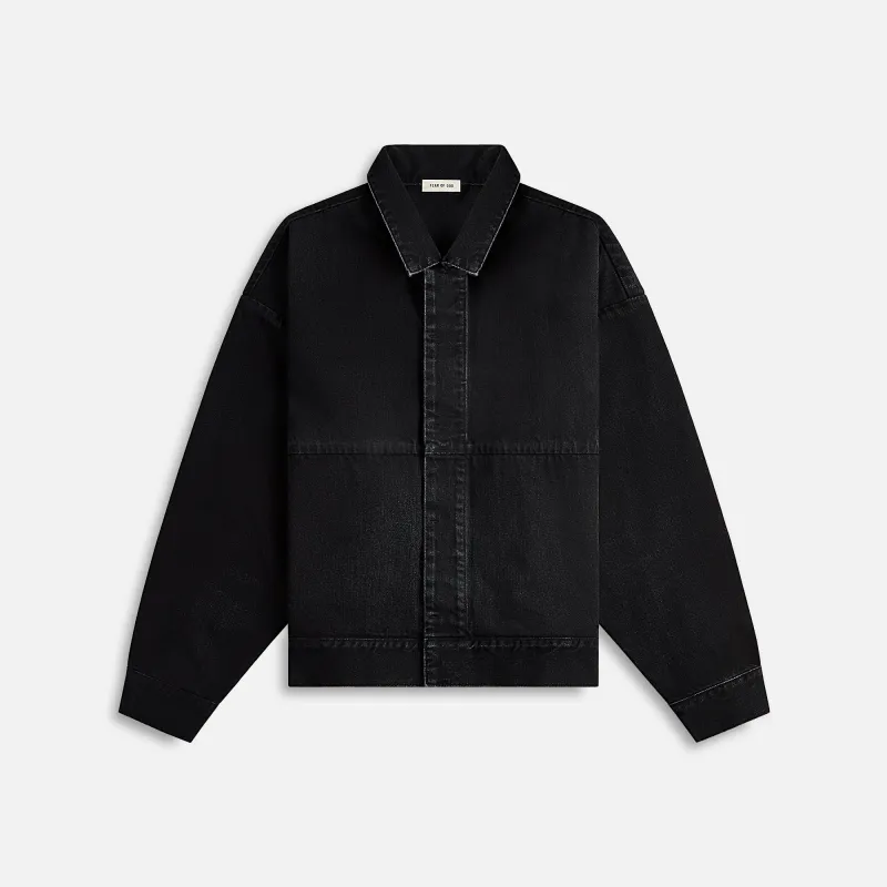 Fear of God Denim Trucker Jacket - Black sold by Kith