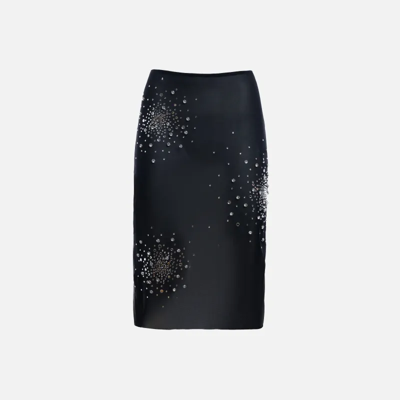 Des Phemmes Midi Skirt - Black sold by Kith