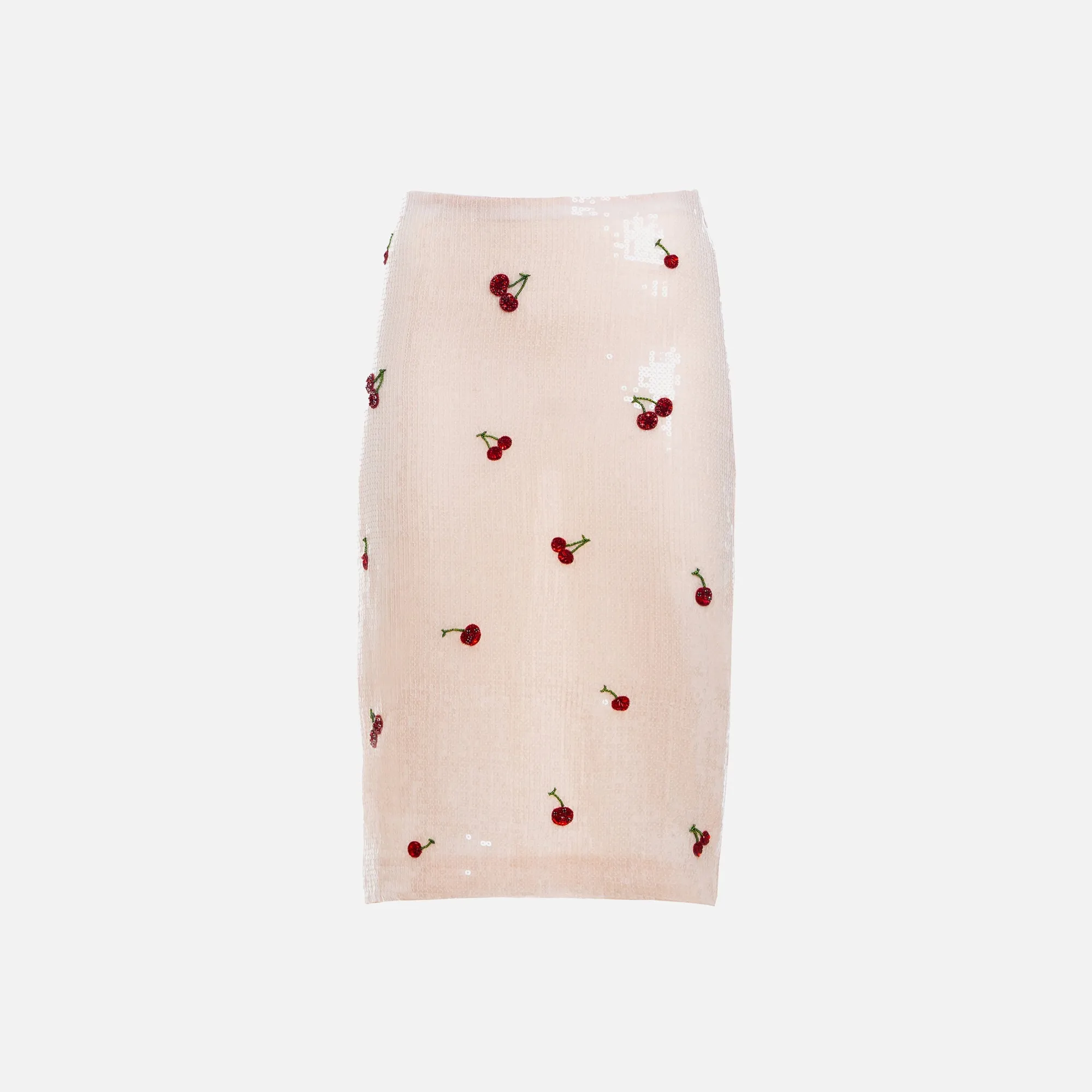 Des Phemmes Cherry Midi Skirt - Nude sold by Kith