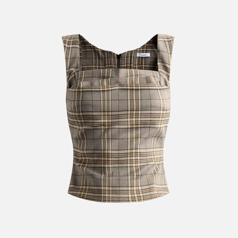 Miaou Imogene Corset - Plaid sold by Kith