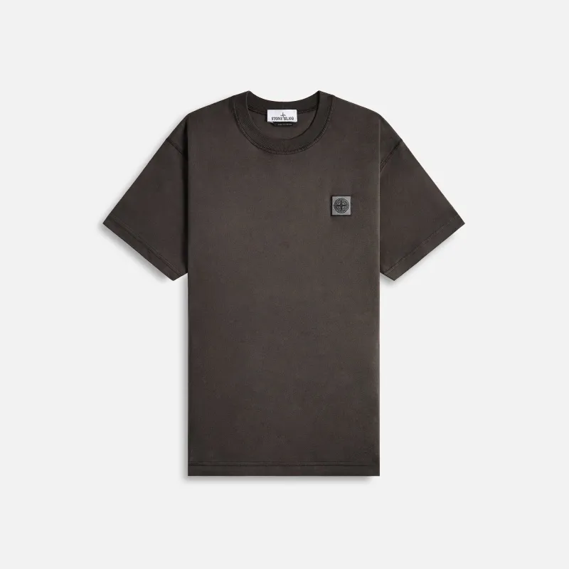 Stone Island Garment Dyed Tee - Charcoal sold by Kith