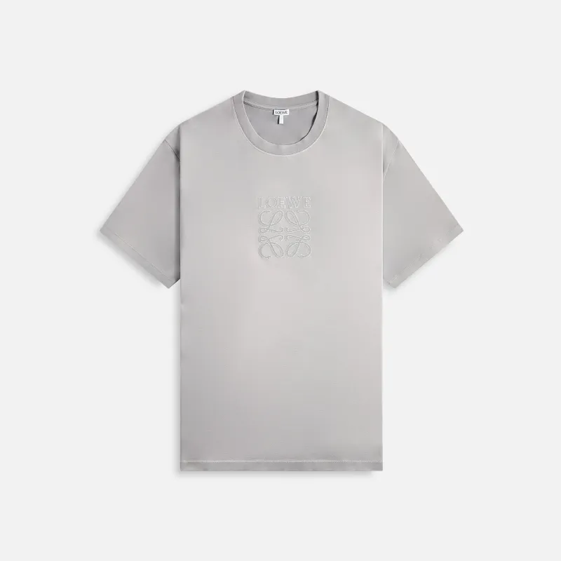 Loewe Relaxed Fit Tee - Light Grey made by Loewe