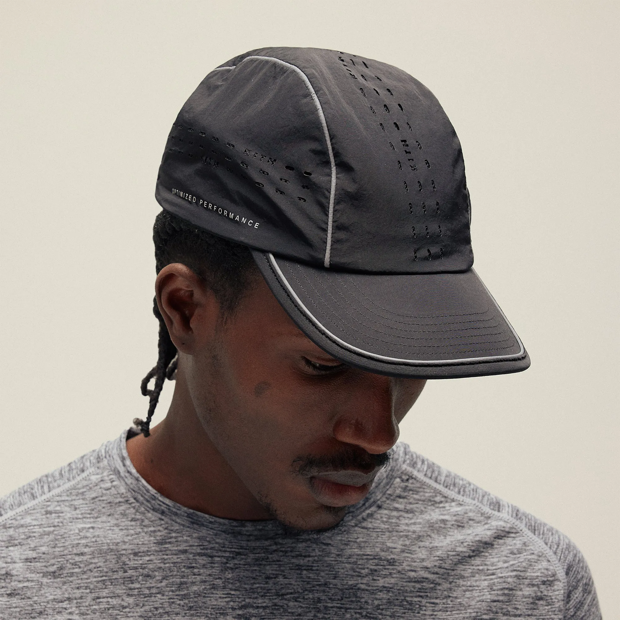 Kith Active Nylon Griffey Runner Cap - Black sold by Kith product image thumbnail 2