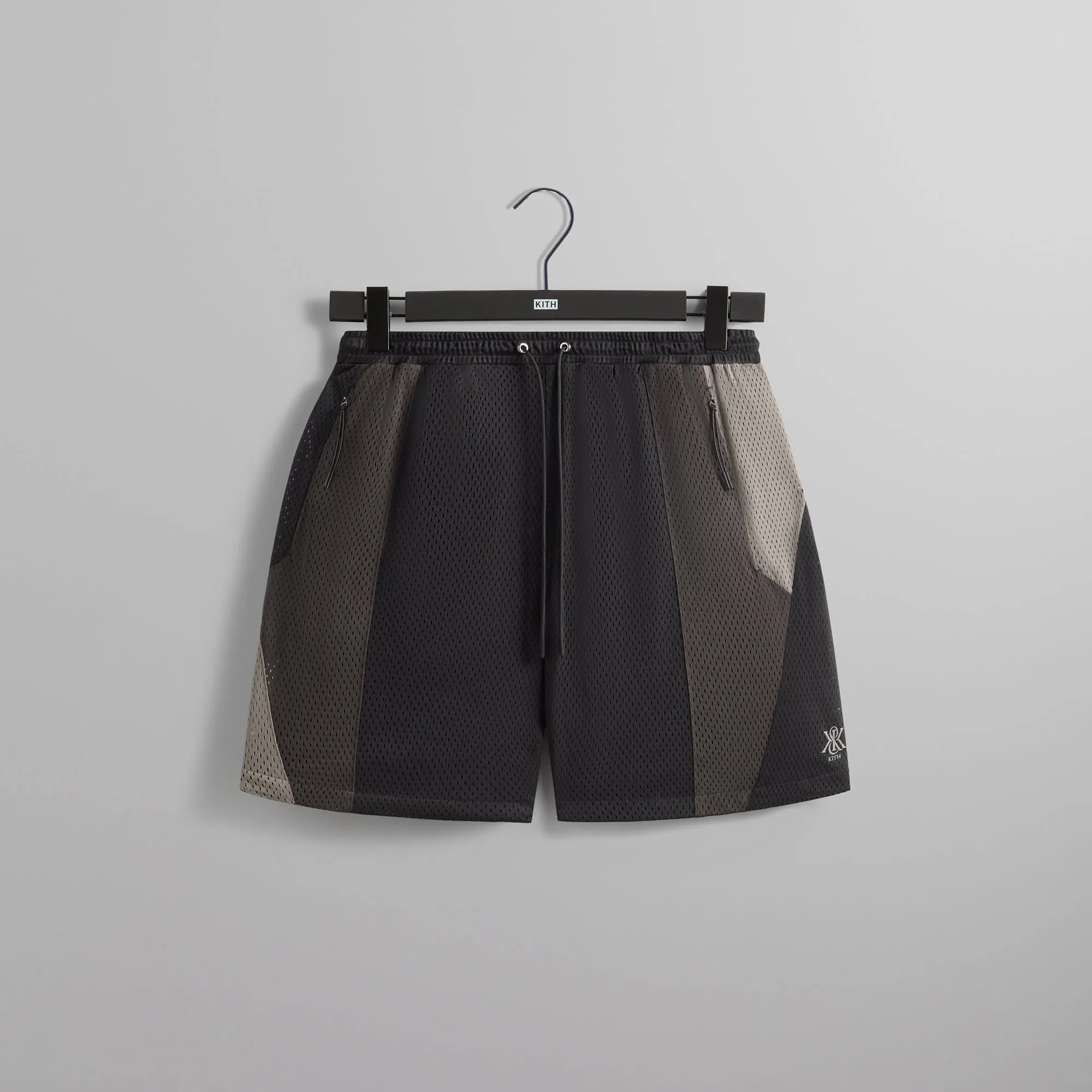 Kith Harden Panelled Mesh Short - Black sold by Kith