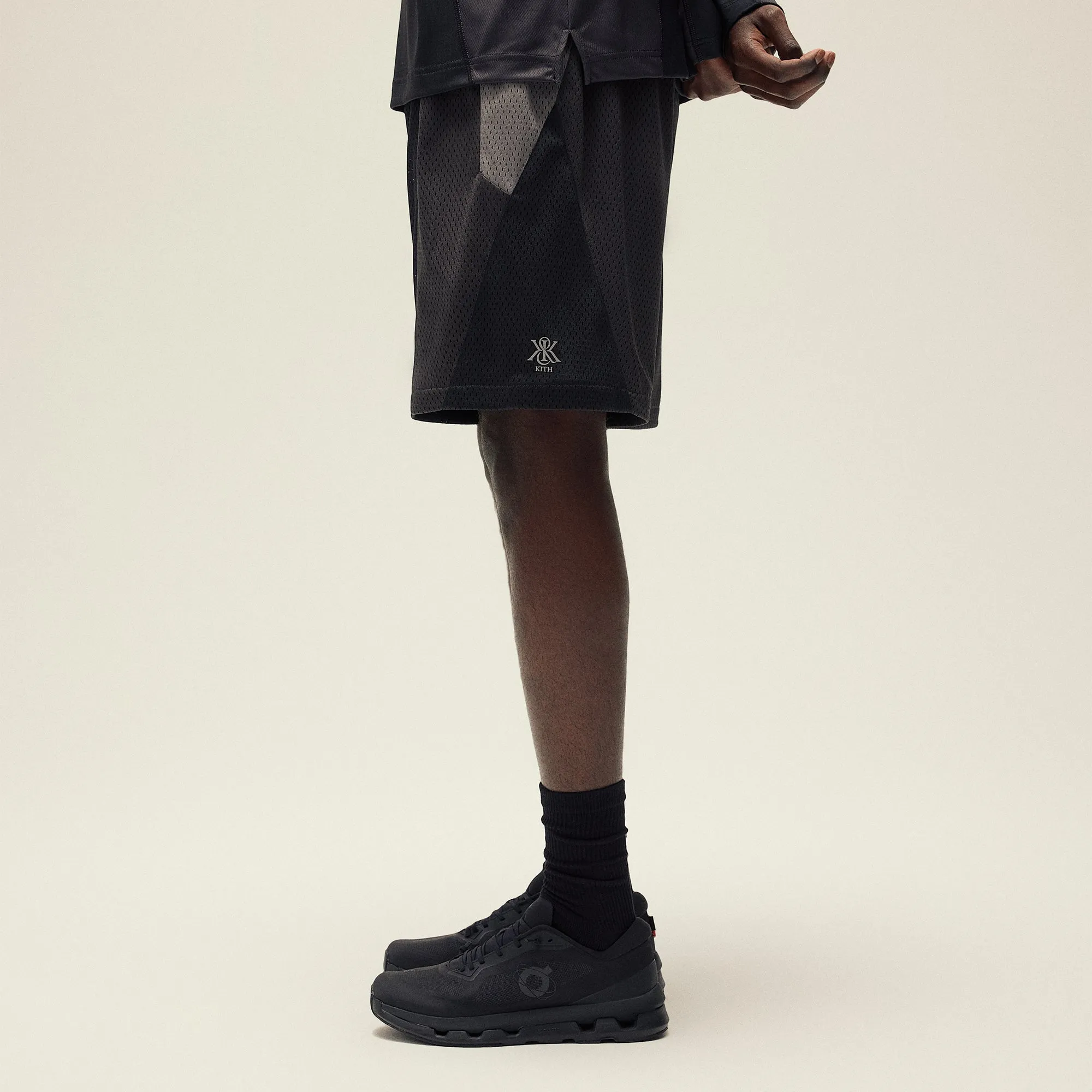 Kith Harden Panelled Mesh Short - Black sold by Kith product image thumbnail 3
