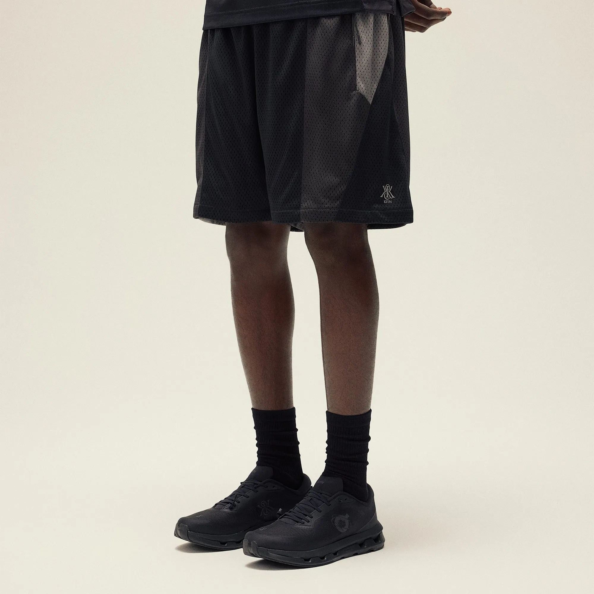 Kith Harden Panelled Mesh Short - Black sold by Kith product image thumbnail 2