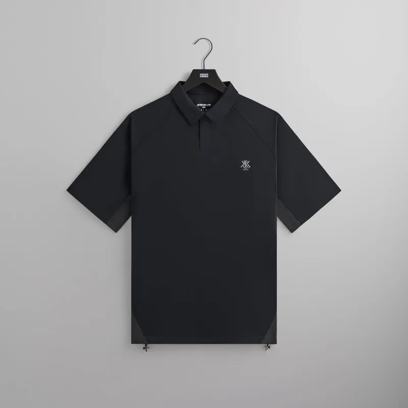 Kith Short Sleeve Honors Polo - Black sold by Kith