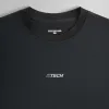 Kith Honeycomb Tech Heathrow Long Sleeve Tee - Black sold by Kith