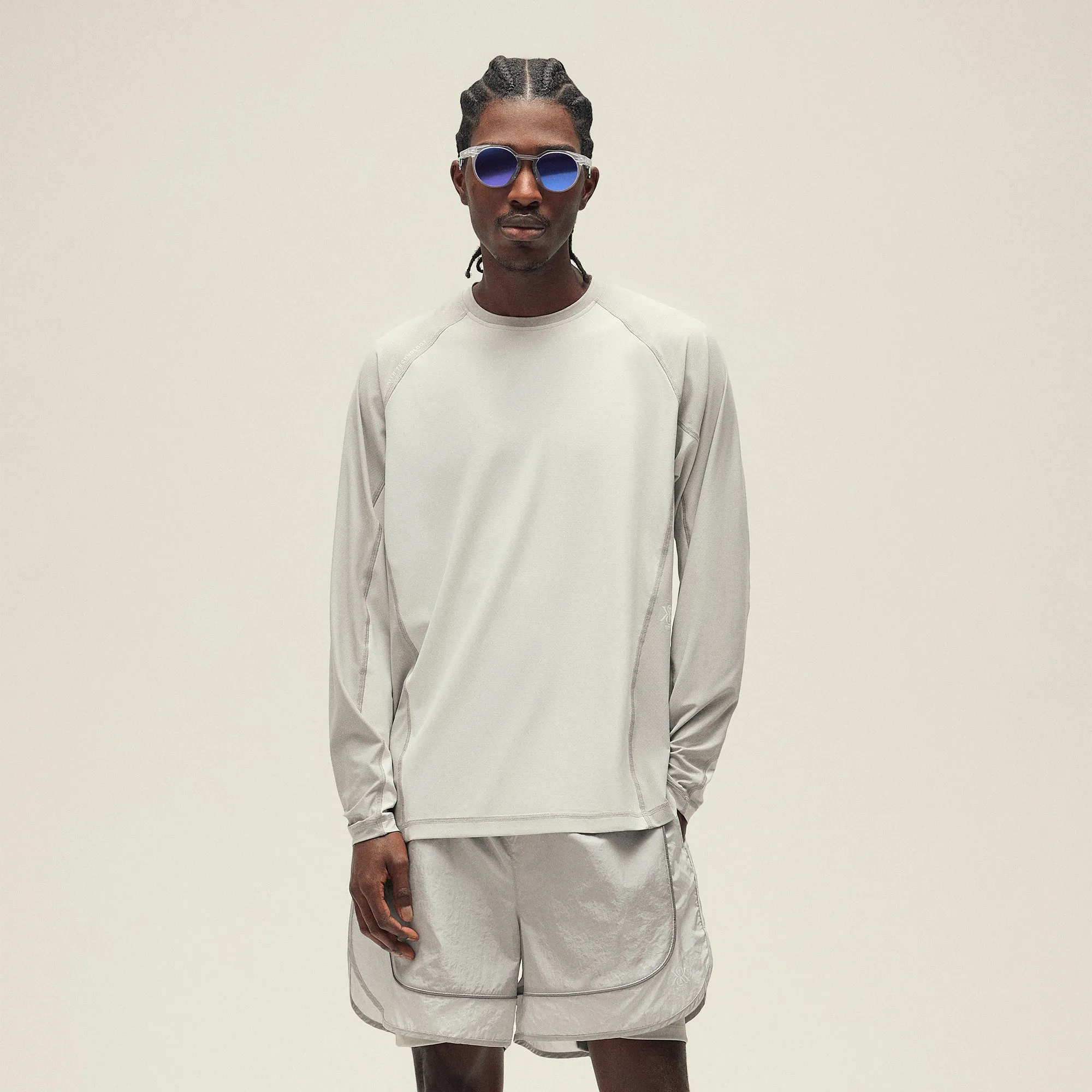 Kith Panelled Donovan Tee - Tin sold by Kith product image thumbnail 2