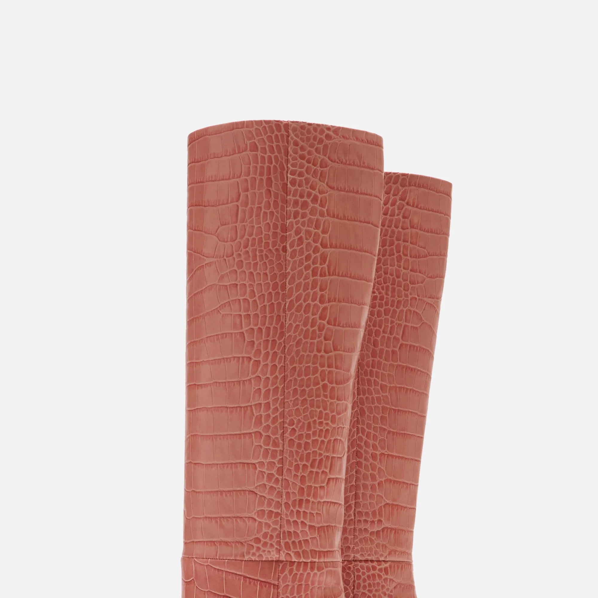 Paris Texas Embossed Croco Stiletto Boot - Pink sold by Kith product image thumbnail 5