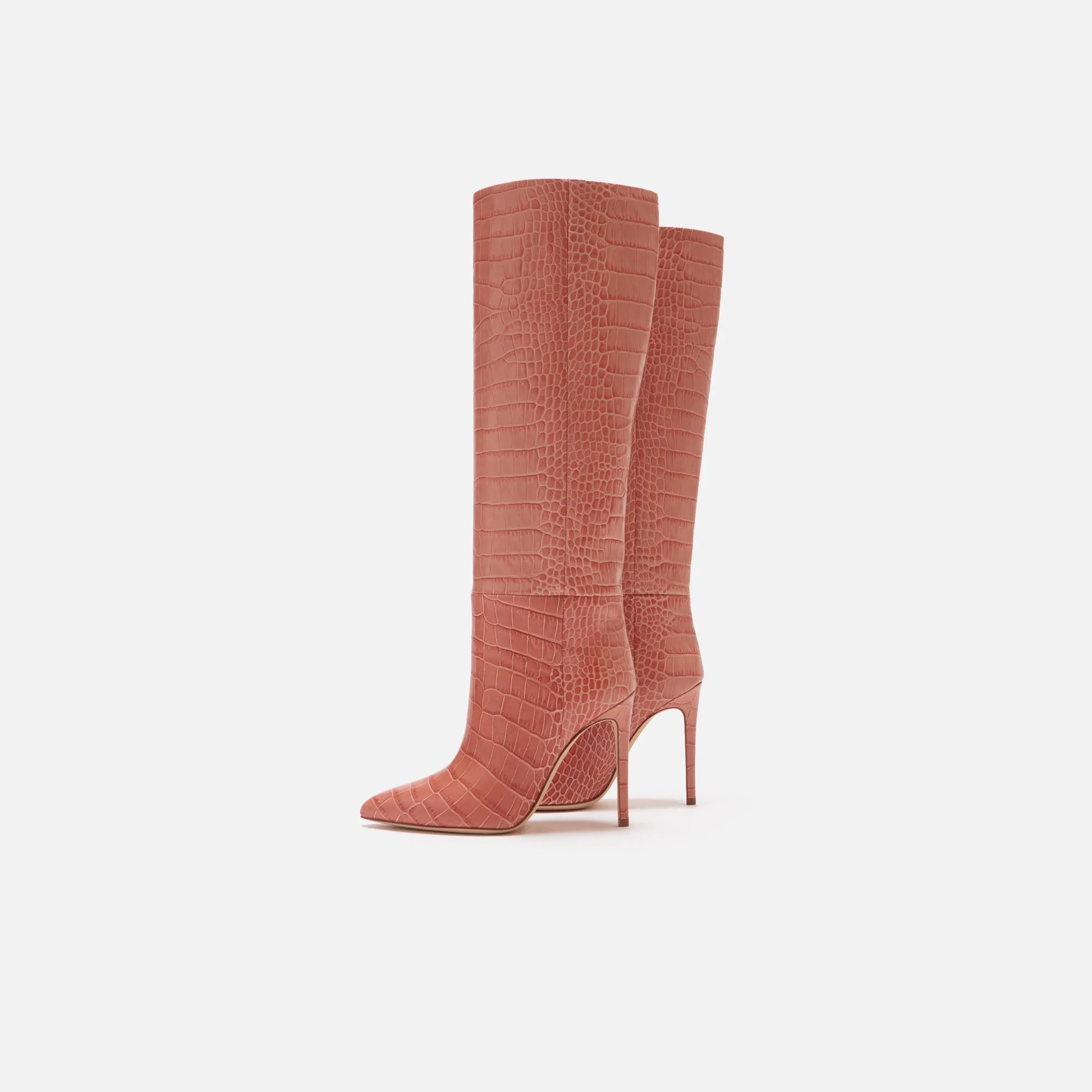 Paris Texas Embossed Croco Stiletto Boot - Pink sold by Kith product image thumbnail 4
