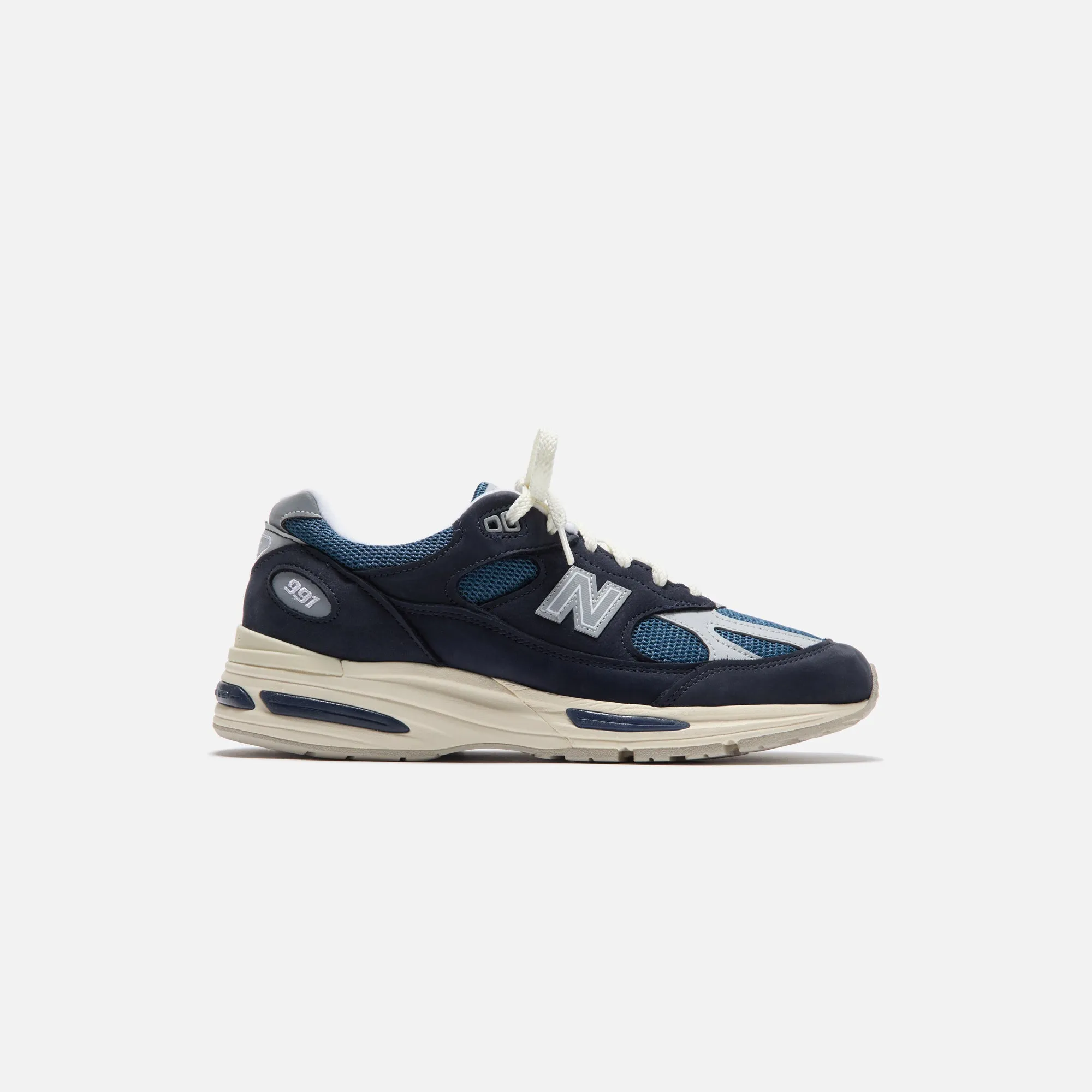 New Balance Made in UK 991v2 - Vintage Navy / Grey sold by Kith