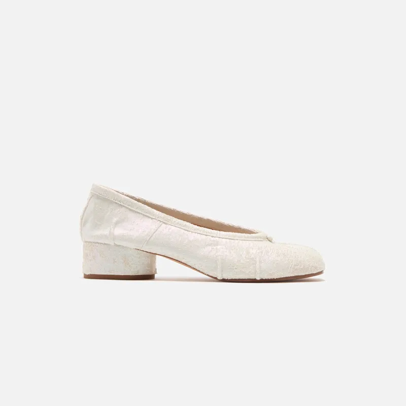 Maison Margiela Tabi Ballerina H30 - White Pearly sold by Kith