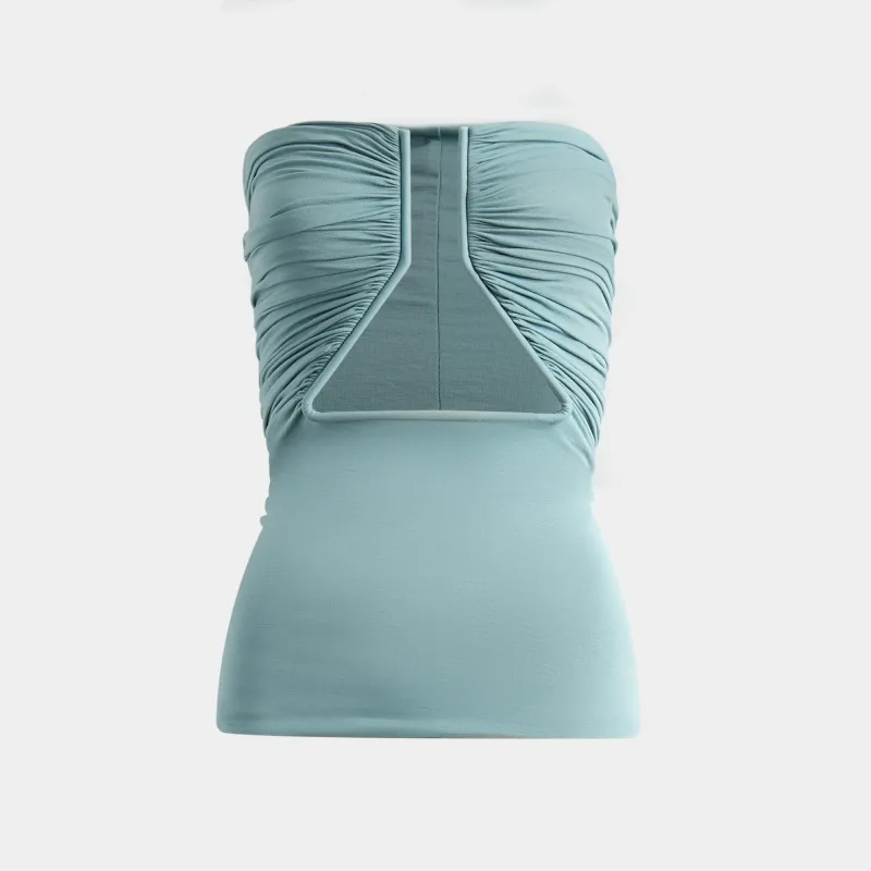Rick Owens Jersey Prong Bustier - Mouthwash sold by Kith
