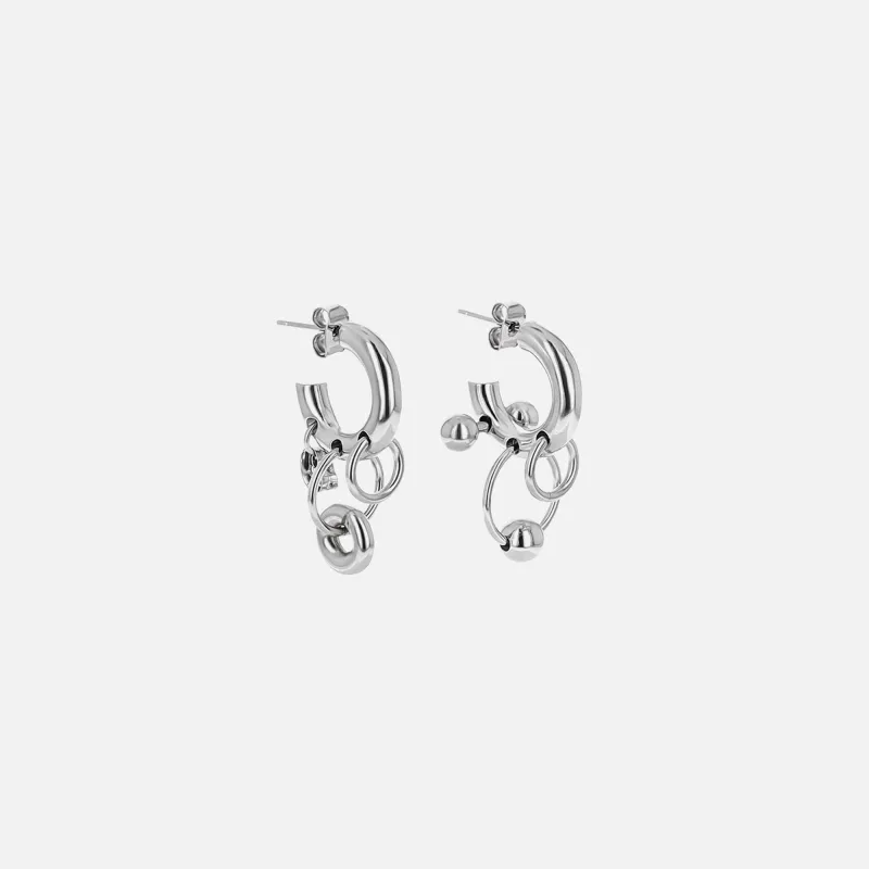 Justine Clenquet Cecilia Earrings - Brass sold by Kith