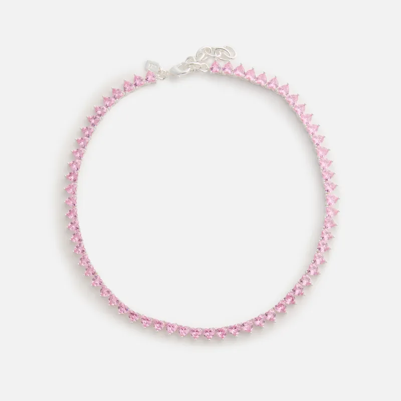Crystal Haze Be My Valentine Necklace - Pink sold by Kith
