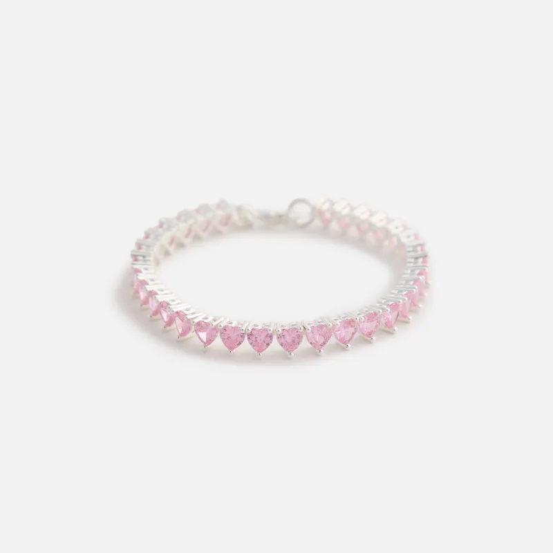 Crystal Haze Be My Valentine Bracelet - Pink sold by Kith