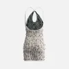 Coperni Beaded Knitted Dress - Grey sold by Kith