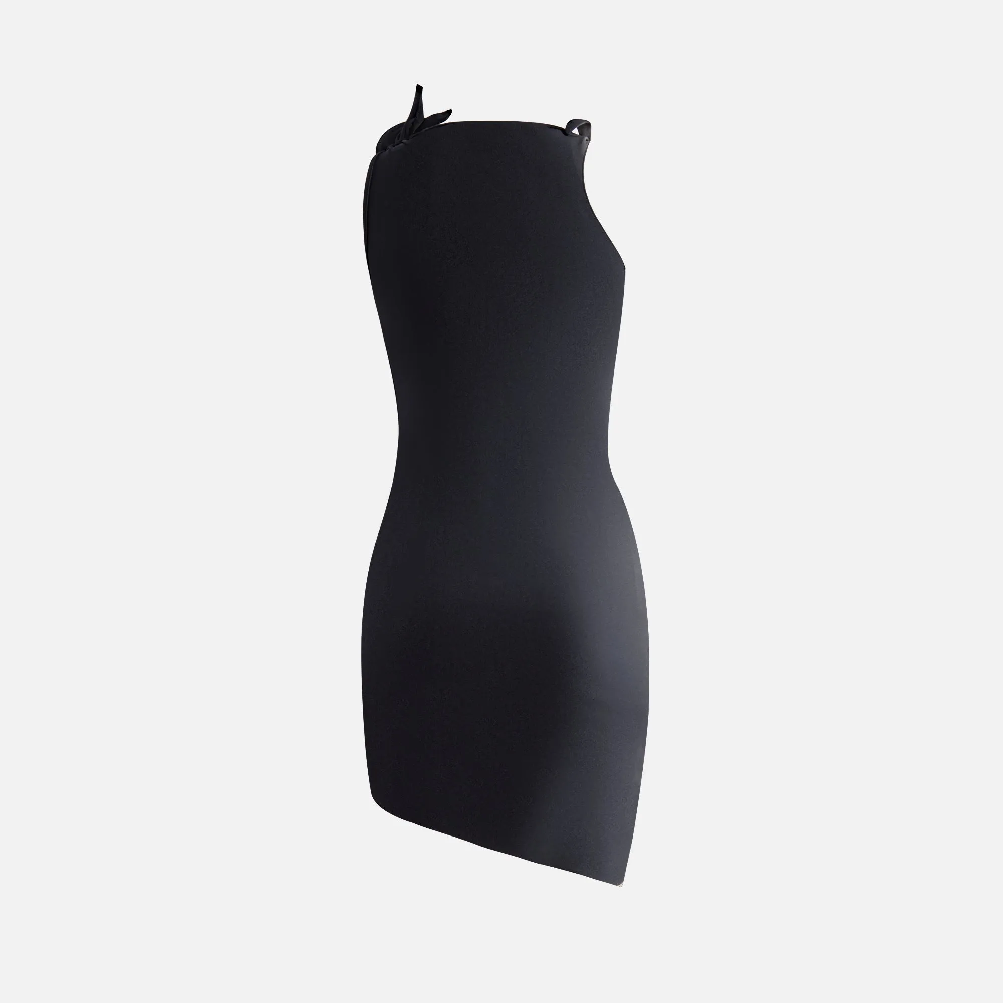 Coperni Asymmetric Flower Mini Dress - Black sold by Kith product image thumbnail 2