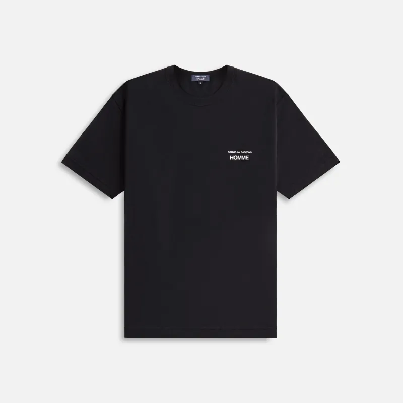CDG Homme Tee - Black sold by Kith
