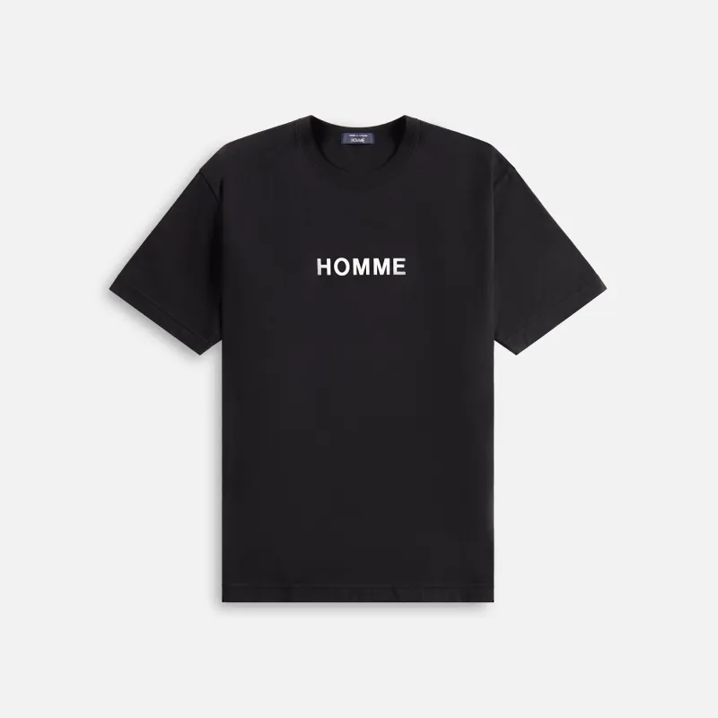 CDG Homme Tee - Black sold by Kith