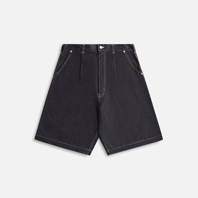 CDG Homme Cotton Nylon Twill Shorts - Navy / White sold by Kith