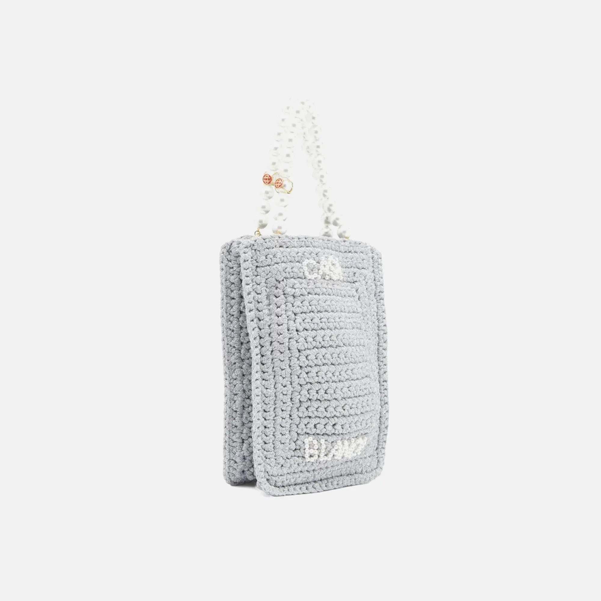 Casablanca Pearl Mini Crochet Bag - Silver sold by Kith product image thumbnail 2
