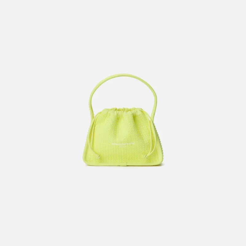 Alexander Wang Ryan Small Bag - Fluo Yellow sold by Kith