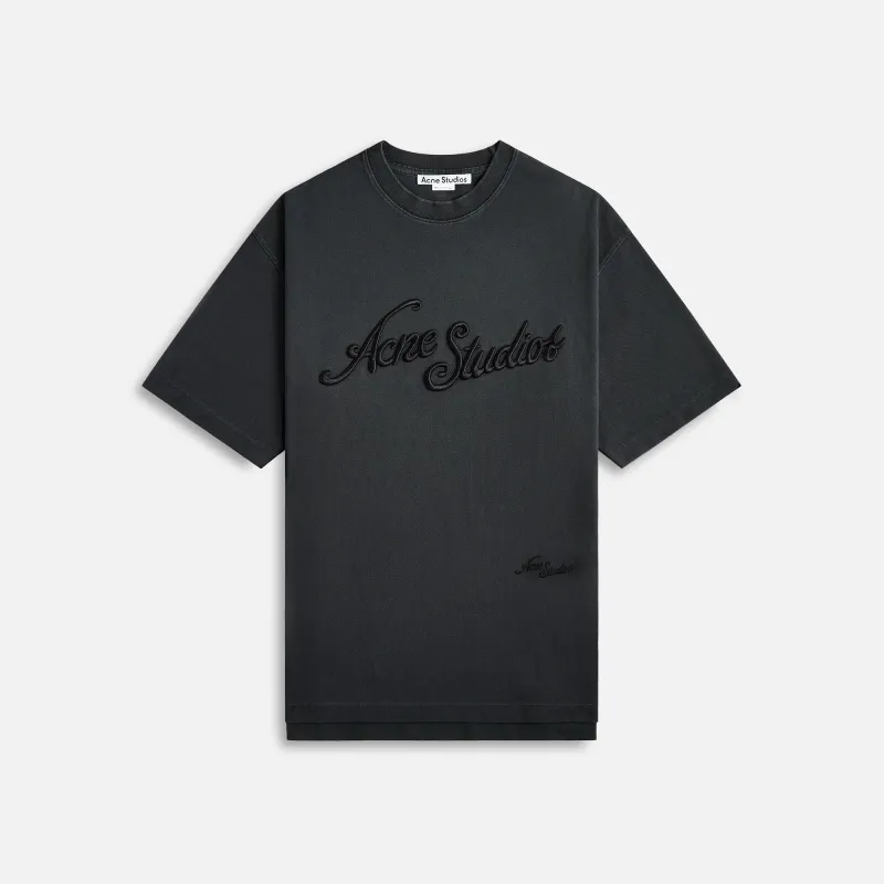 Acne Studios Tee - Faded Black sold by Kith