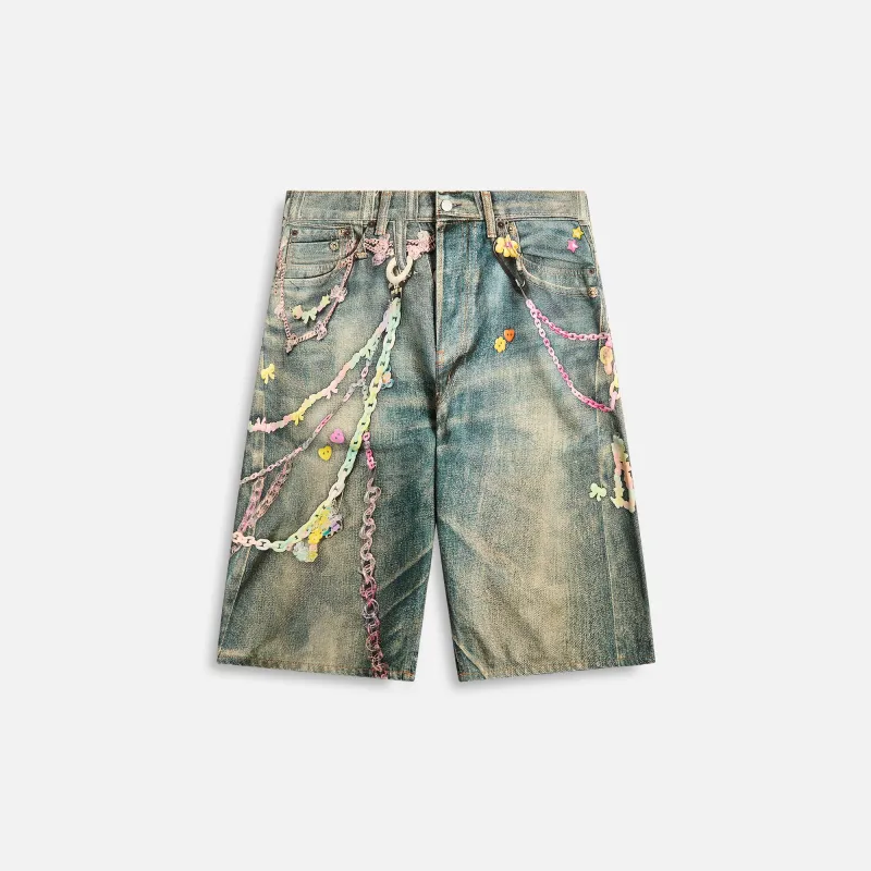 Acne Studios Denim Shorts - Mid Blue sold by Kith