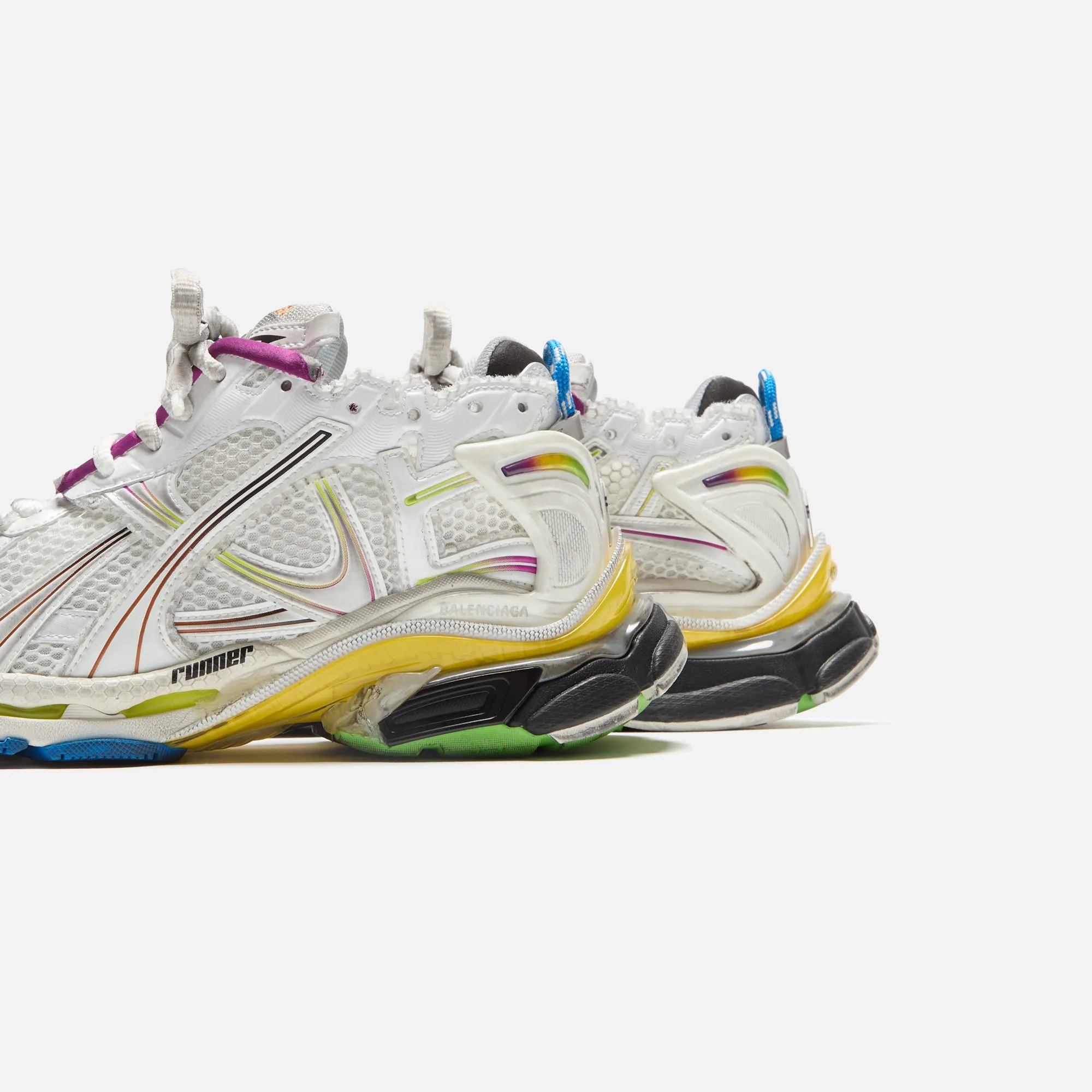 Balenciaga Runner Sneaker - White / Multicolor sold by Kith product image thumbnail 3
