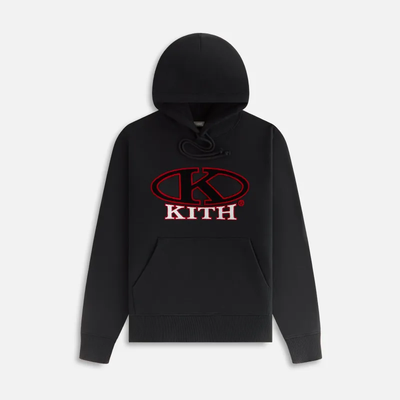 Kith Women Ellipse Logo Jane II Hoodie - Black sold by Kith