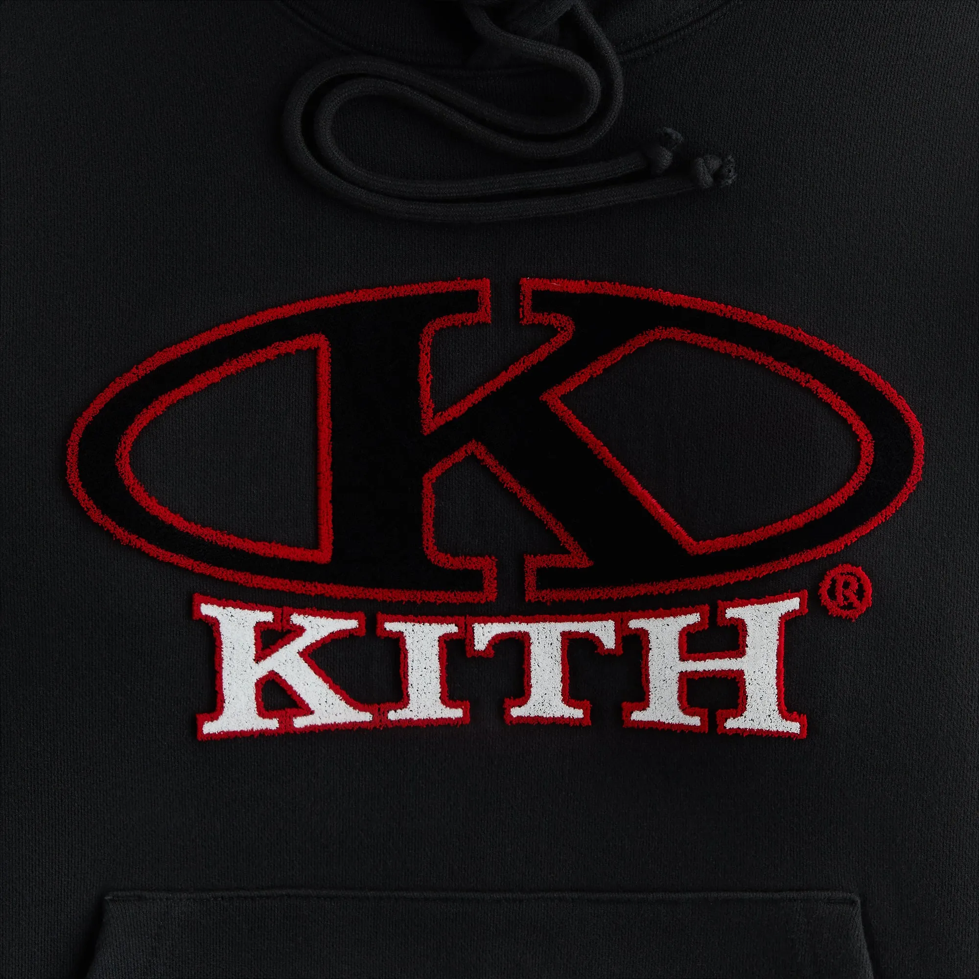 Kith Women Ellipse Logo Jane II Hoodie - Black sold by Kith product image thumbnail 3