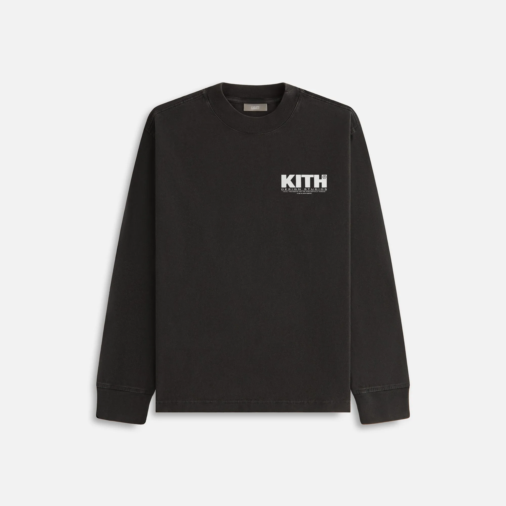 Kith Women Design Studios Vintage Oversized Sonoma Long Sleeve Tee - Black sold by Kith