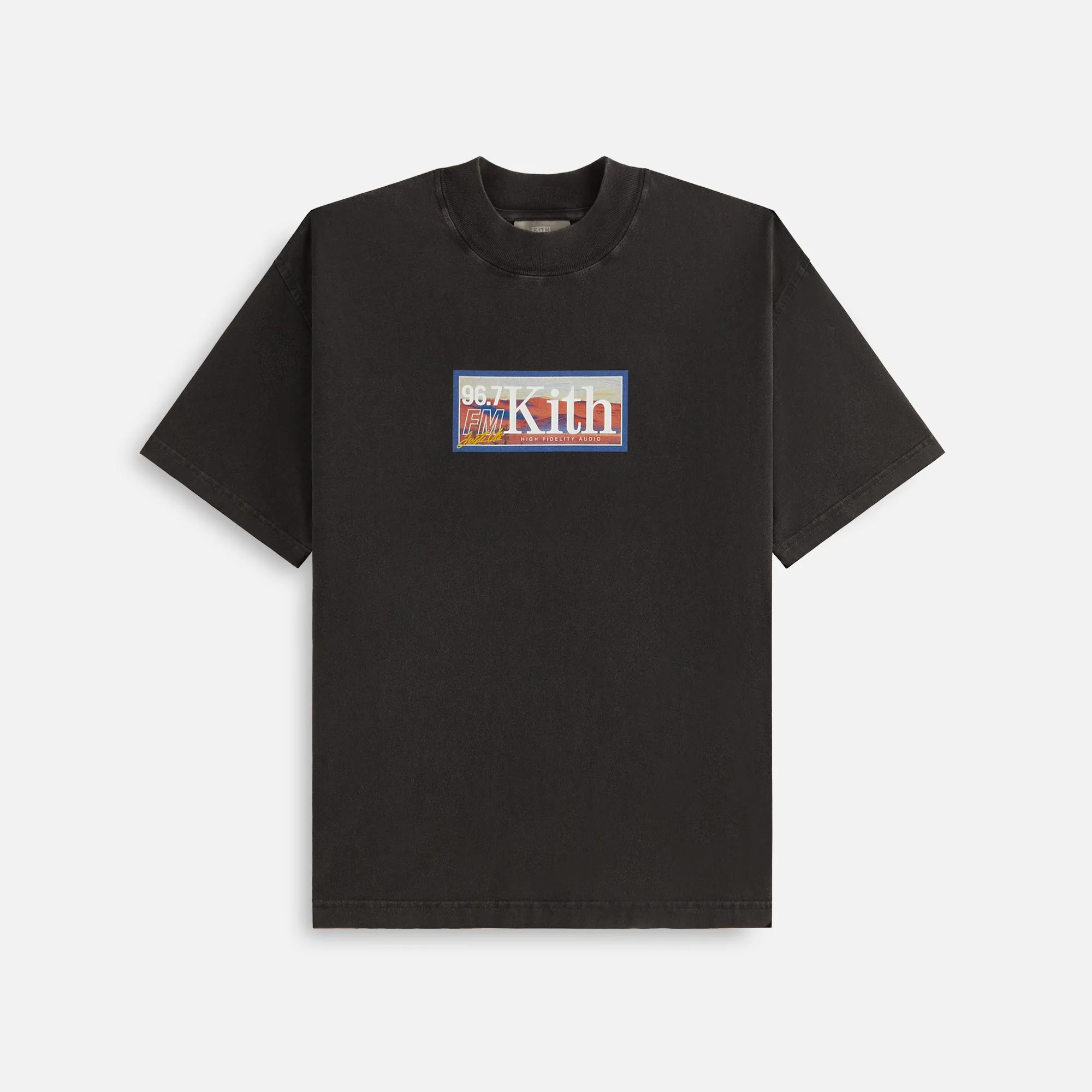Kith Women FM Mock Neck Vintage Tee - Black sold by Kith