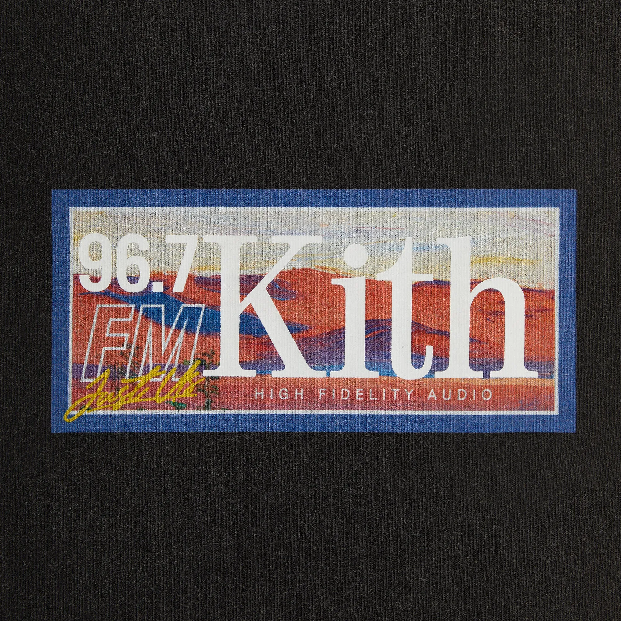 Kith Women FM Mock Neck Vintage Tee - Black sold by Kith product image thumbnail 3