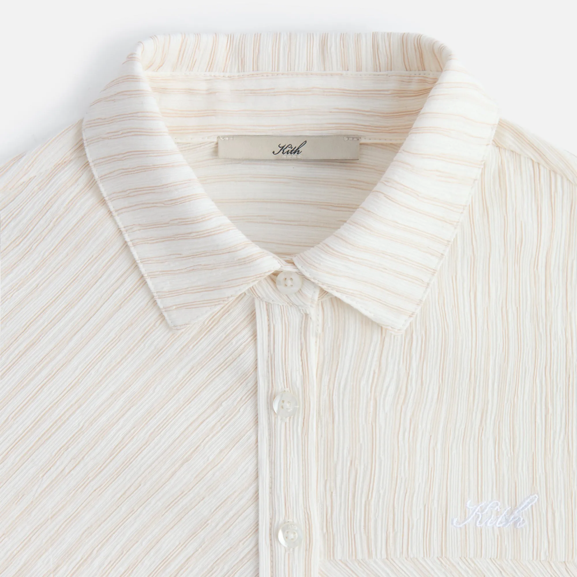 Kith Women Ella Patchwork Fitted Shirt - Oxide sold by Kith product image thumbnail 5