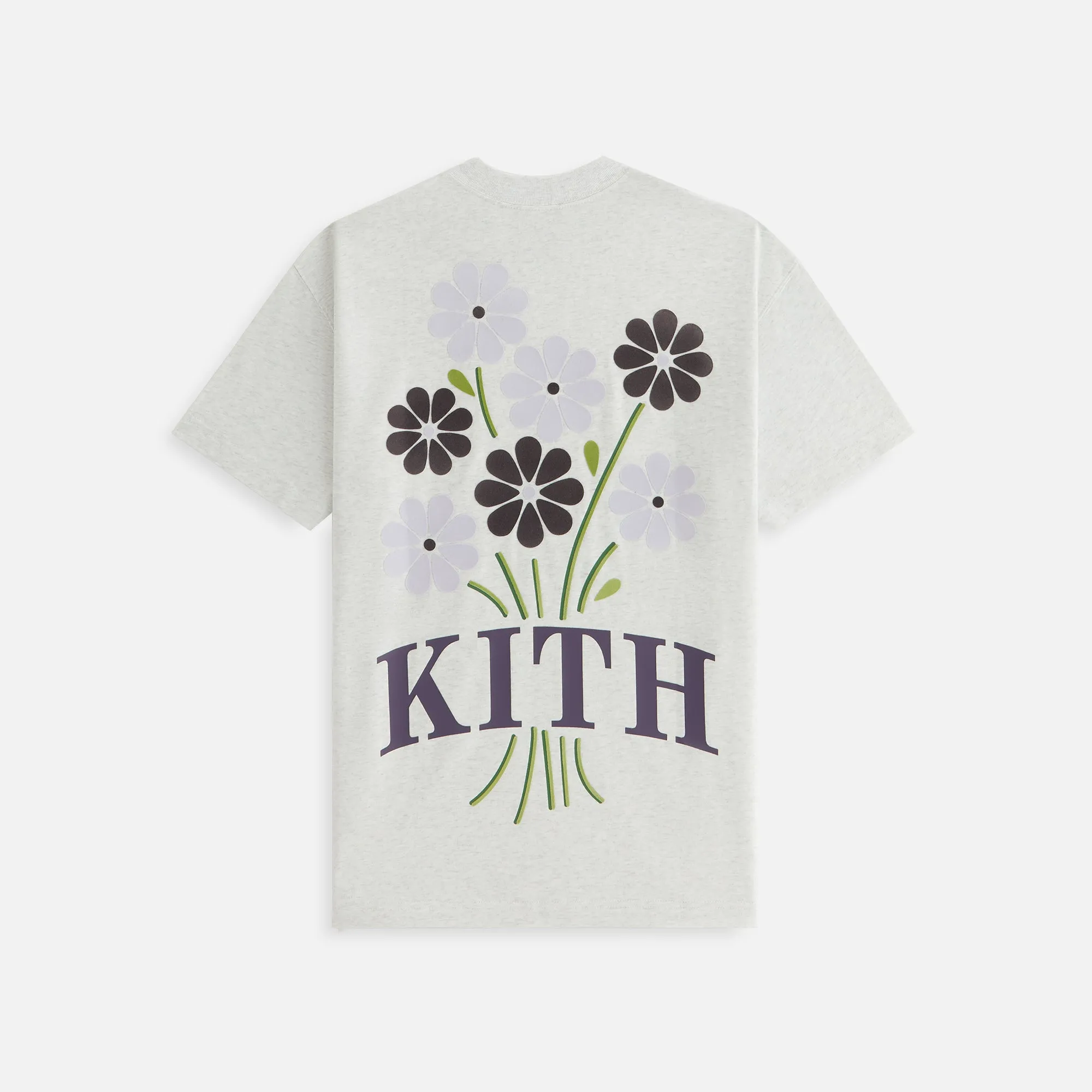 Kith Women Flocked Bouquet Vintage Tee - Light Heather Grey sold by Kith product image thumbnail 3