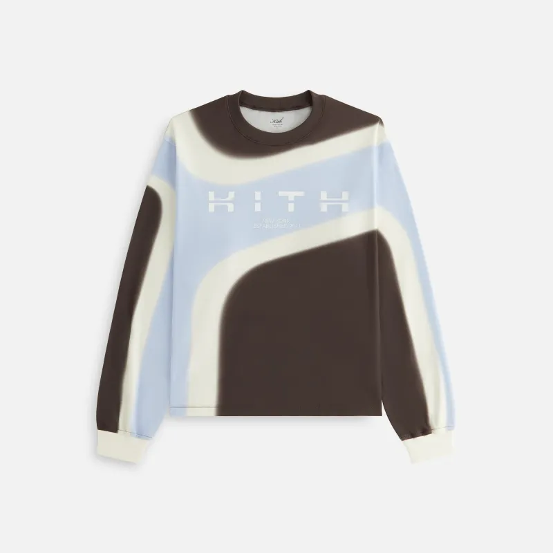 Kith Women Aerosol Ridley Tech Long Sleeve - Kyanite sold by Kith