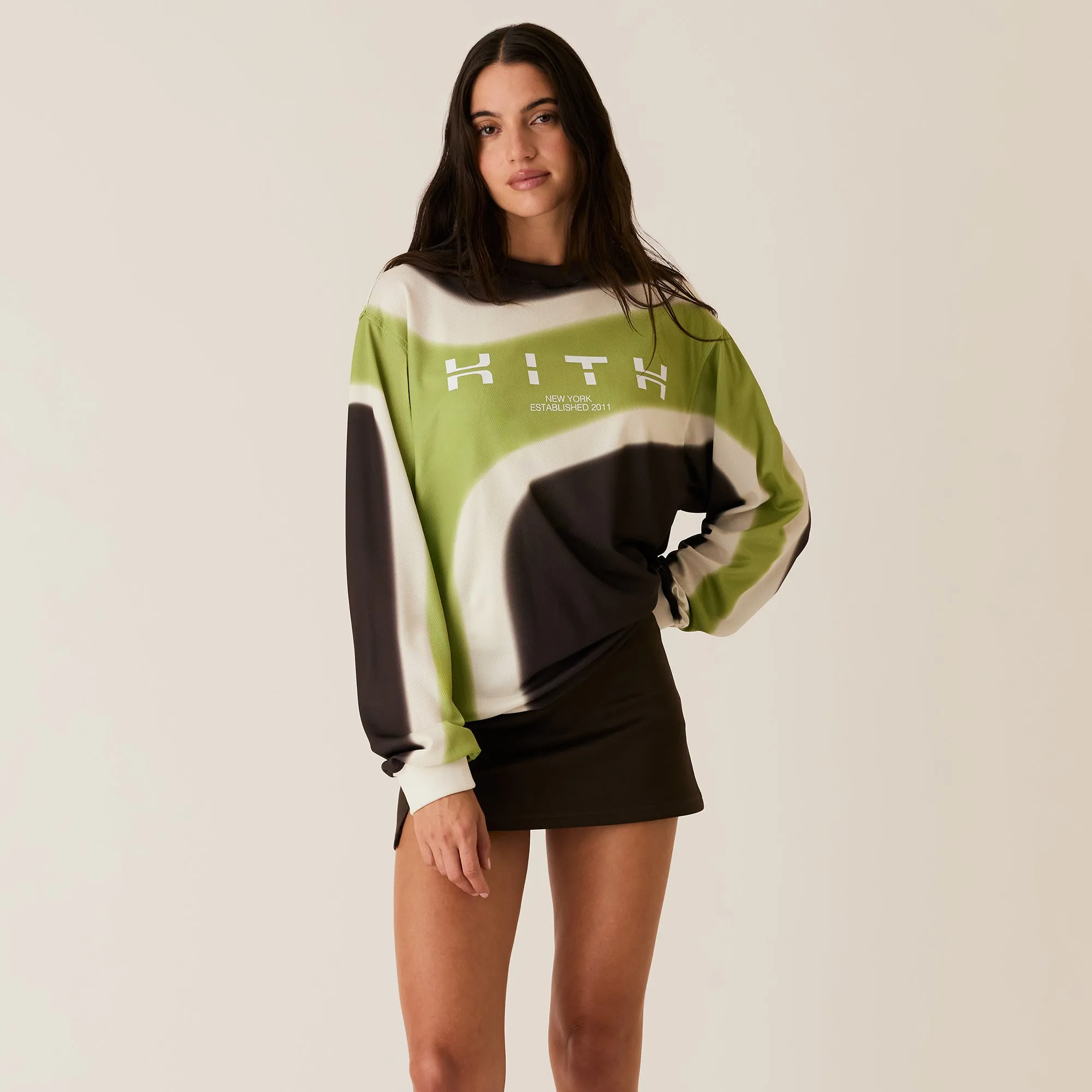 Kith Women Aerosol Ridley Tech Long Sleeve - Pistachio sold by Kith product image thumbnail 2
