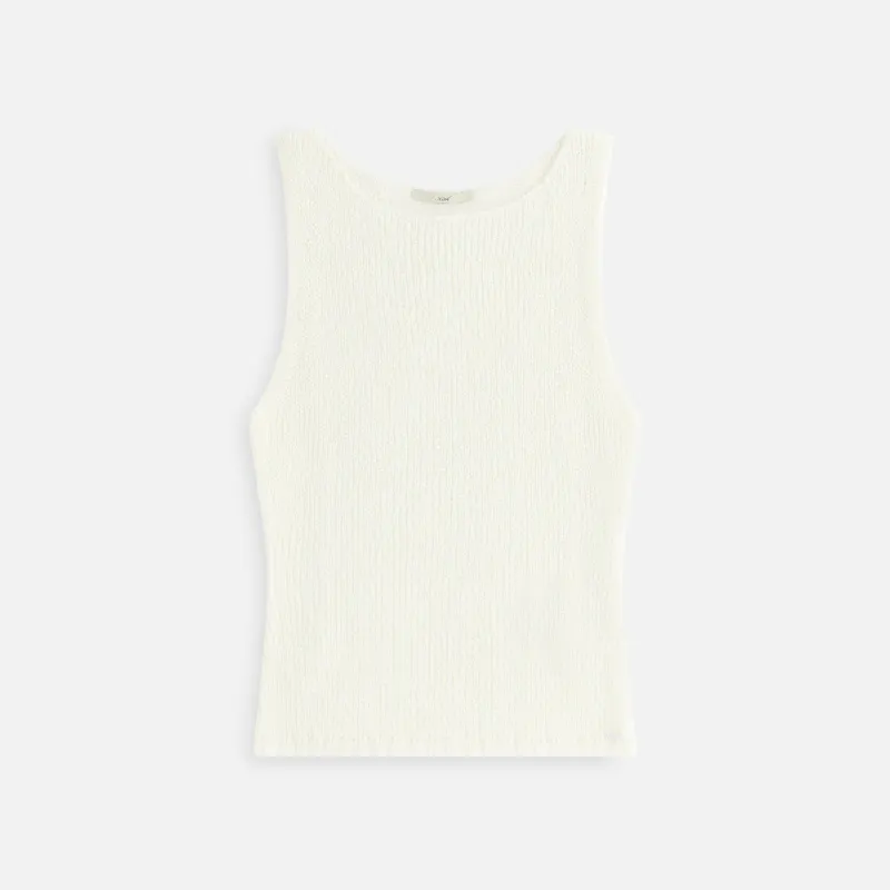 Kith Women Lilith Sequin Shell Tank - White sold by Kith