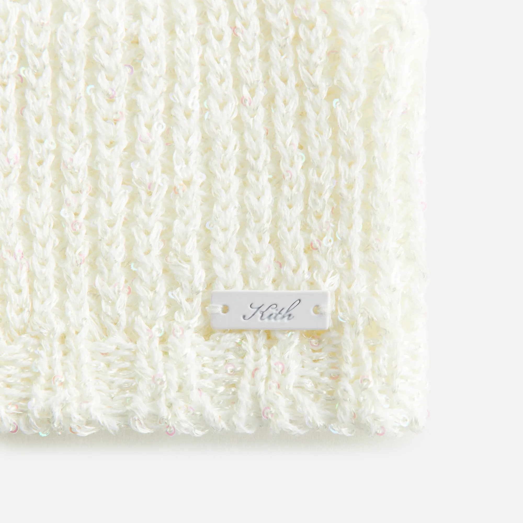 Kith Women Lilith Sequin Shell Tank - White sold by Kith product image thumbnail 4