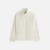 Kith Women Azariah Check Track Jacket- White sold by Kith