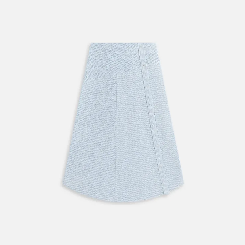 Kith Women Estella Patchwork Maxi Skirt - Kyanite sold by Kith