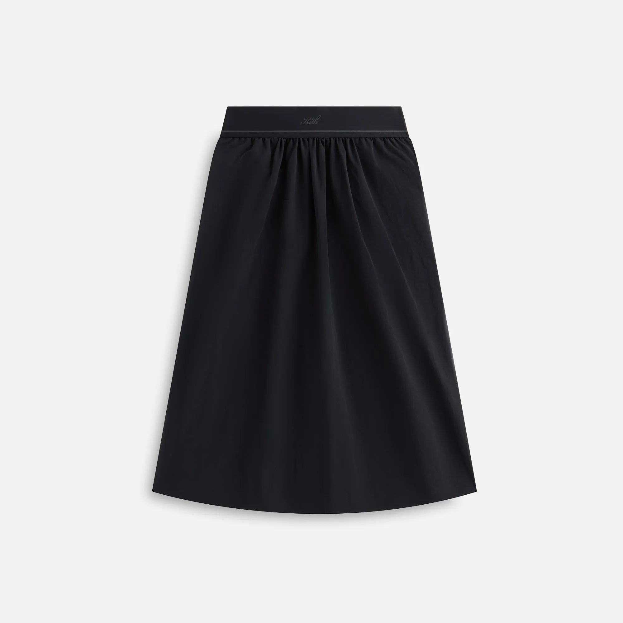 Kith Women Nadine Nylon Maxi Skirt - Black sold by Kith