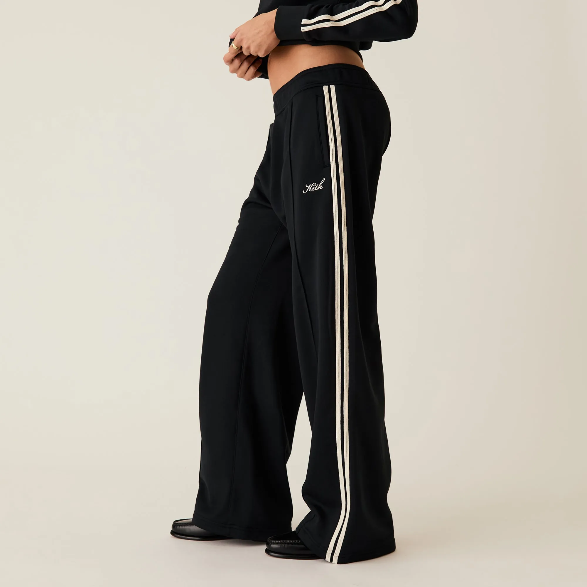Kith Women Marlo Tricot Track Pant - Black sold by Kith product image thumbnail 3