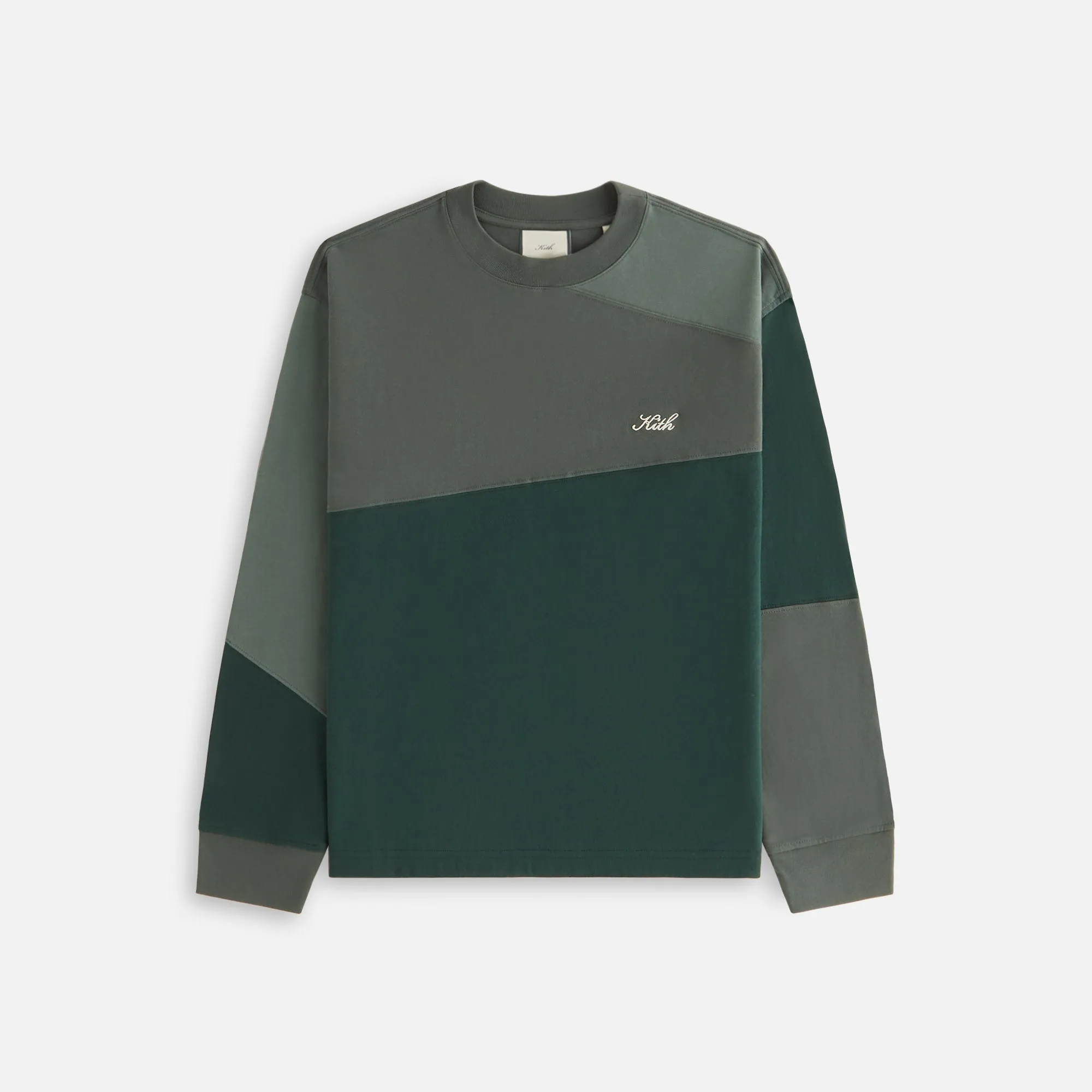 Kith Women Patchwork Oversized Sonoma Long Sleeve - Stadium sold by Kith