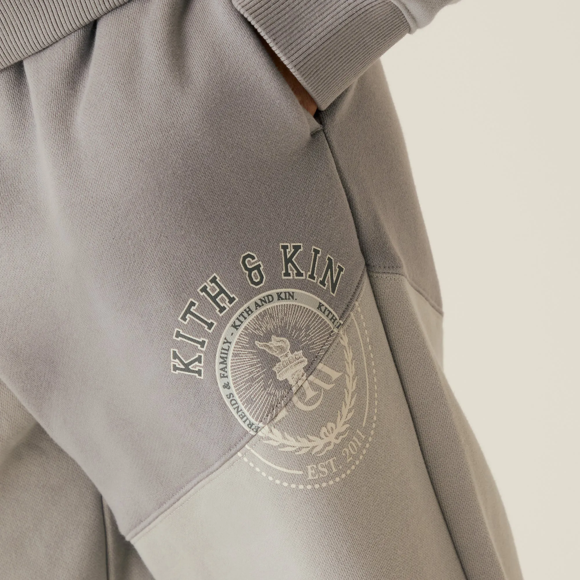 Kith Women Chelsea III Patchwork Sweatpant - Statue sold by Kith product image thumbnail 4