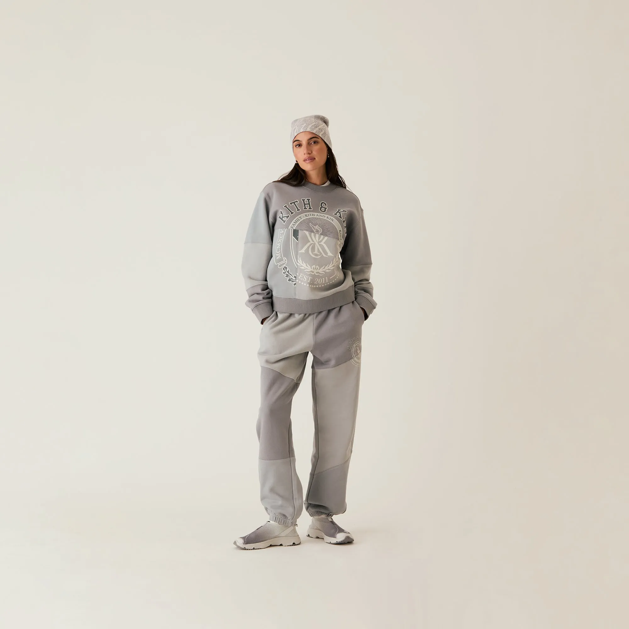 Kith Women Chelsea III Patchwork Sweatpant - Statue sold by Kith product image thumbnail 2