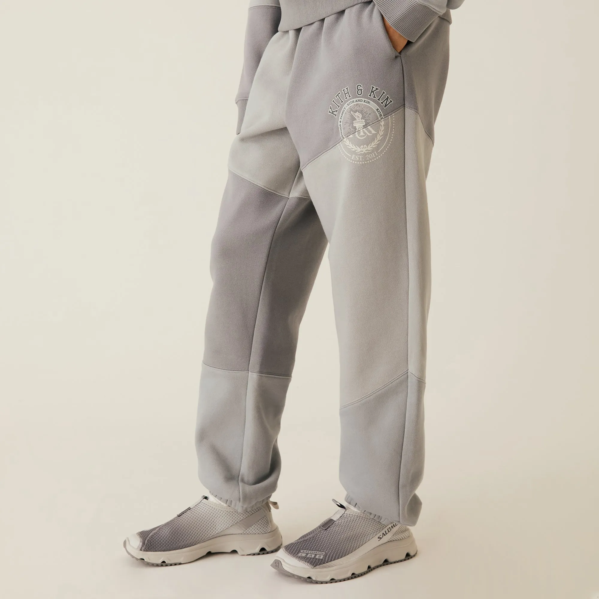 Kith Women Chelsea III Patchwork Sweatpant - Statue sold by Kith product image thumbnail 3